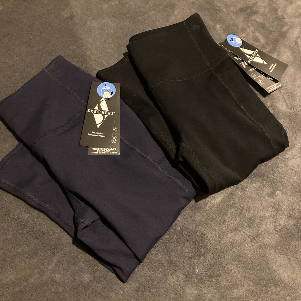 Lot of two pair,Skechers Women’s Black and Navy Bottoms